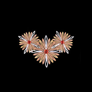 Inspired by the echinacea flower, a symbol of healing and protection, this pin blends botanical delicacy with radiant structure. A floral emblem of resilience, energy, and inner light.
